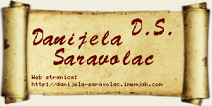 Danijela Saravolac vizit kartica